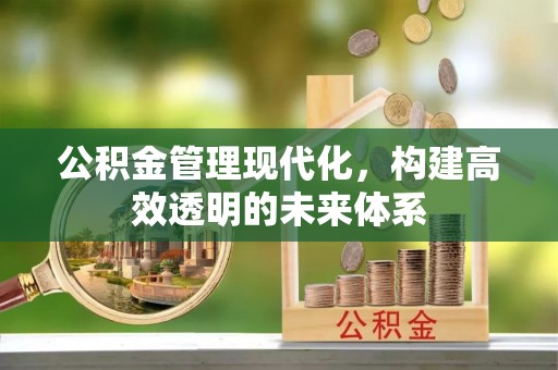 麒麟公积金管理现代化，构建高效透明的未来体系