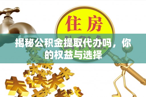 麒麟揭秘公积金提取代办吗，你的权益与选择